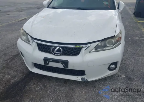 2012 Lexus Ct 200H Premium из США, поврежденный, VIN JTHKD5BHXC2060341